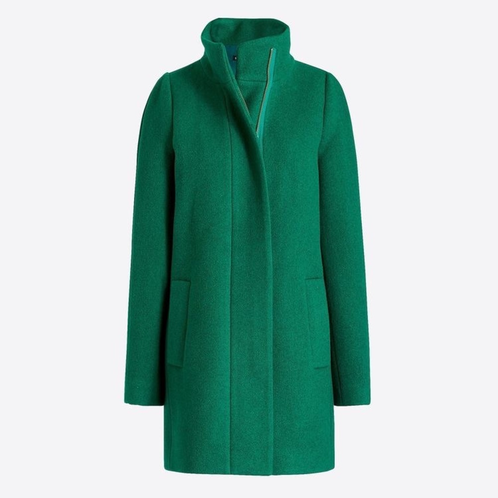 J. Crew Factory City Coat in Green/Emerald - Picture 10 of 15